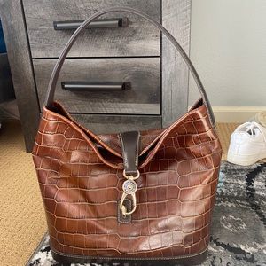 Dooney & Bourke Logo Lock Hobo Bag